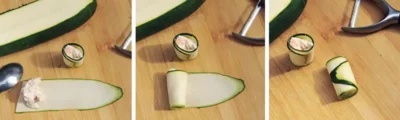 Comment faire des roulés de courgette étape 2