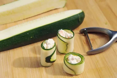 Comment faire des roulés de courgette étape 3